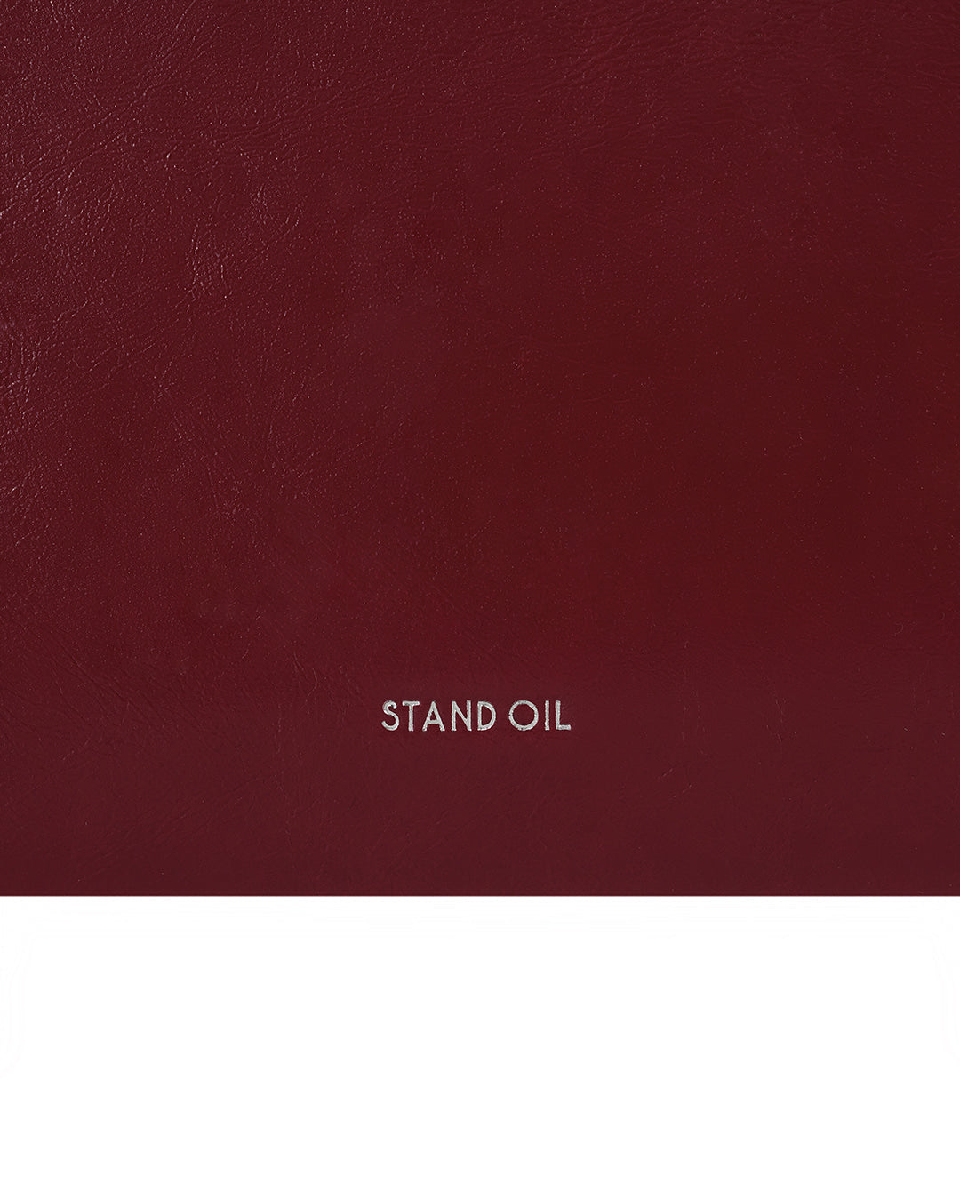 Stand Oil Post Bag — Square Box Shoulder — Red wine