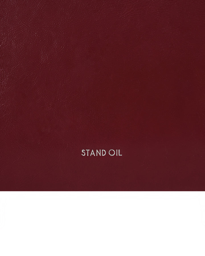 Stand Oil Post Bag — Square Box Shoulder — Red wine