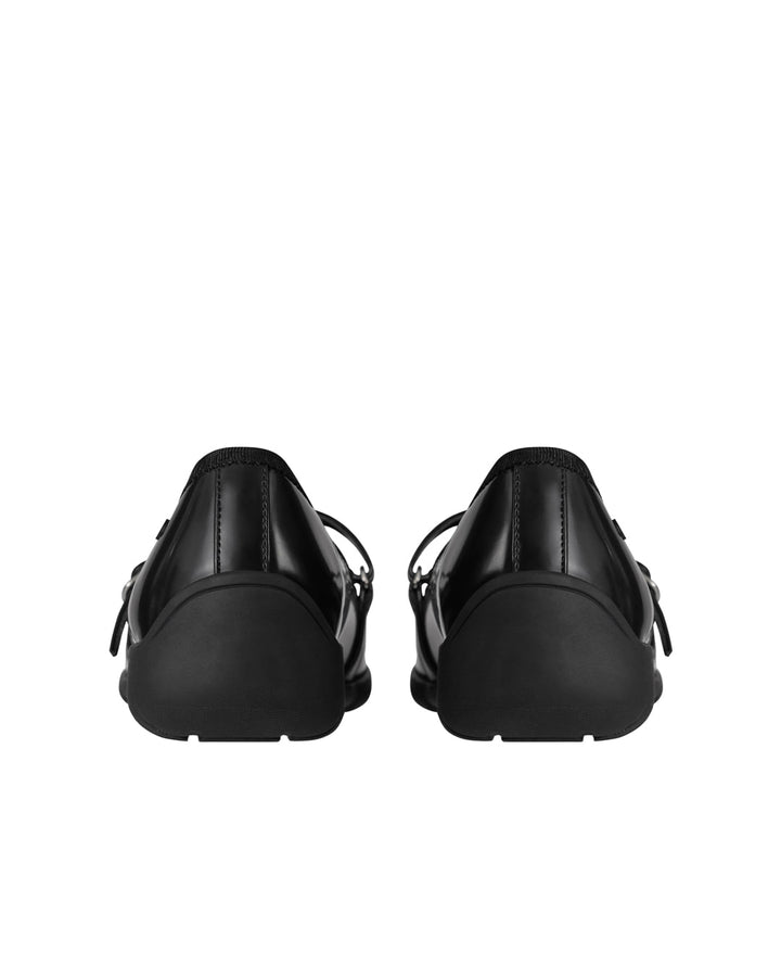 Stand Oil Strap Ballet Mary Jane — Black