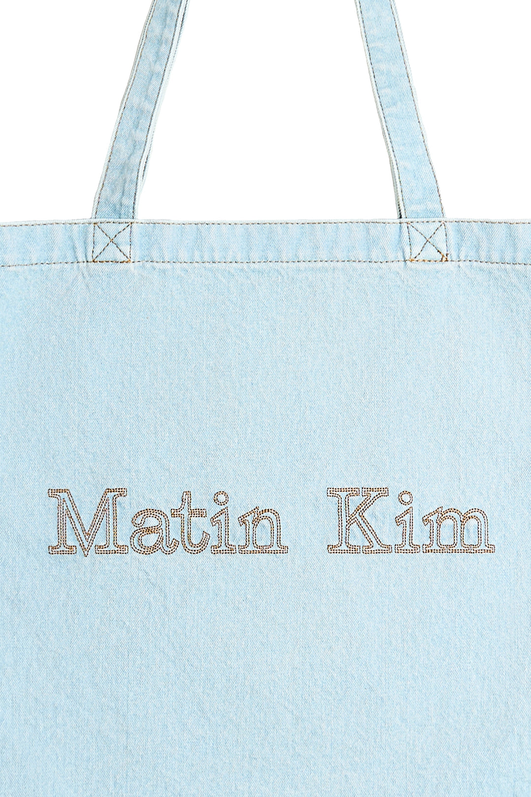 Matin Kim Stitch Denim Ecobag Sky