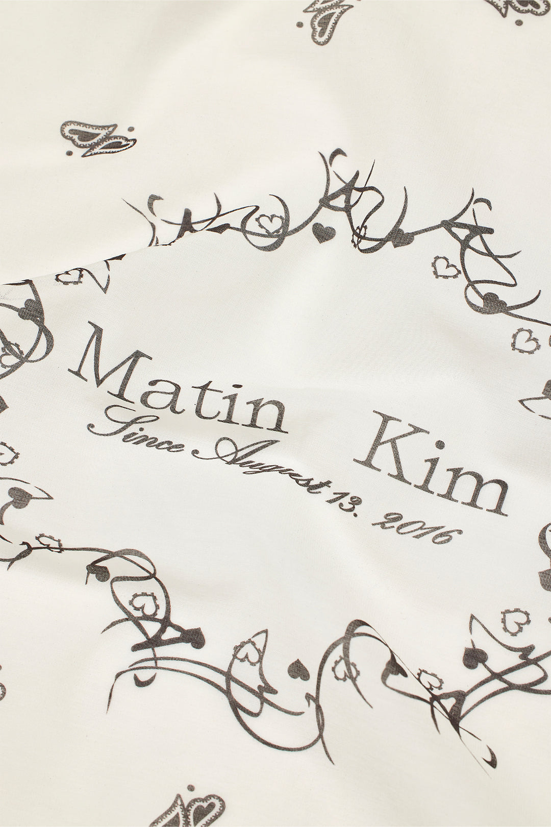 Matin Kim Vintage Printed Bandana — Ivory