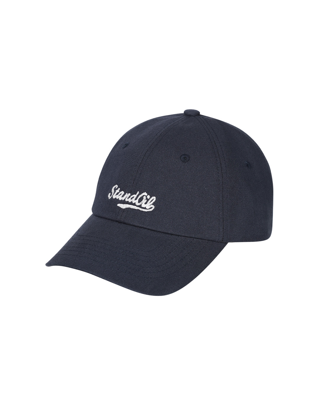 Stand Oil Logo Ball Cap — Navy