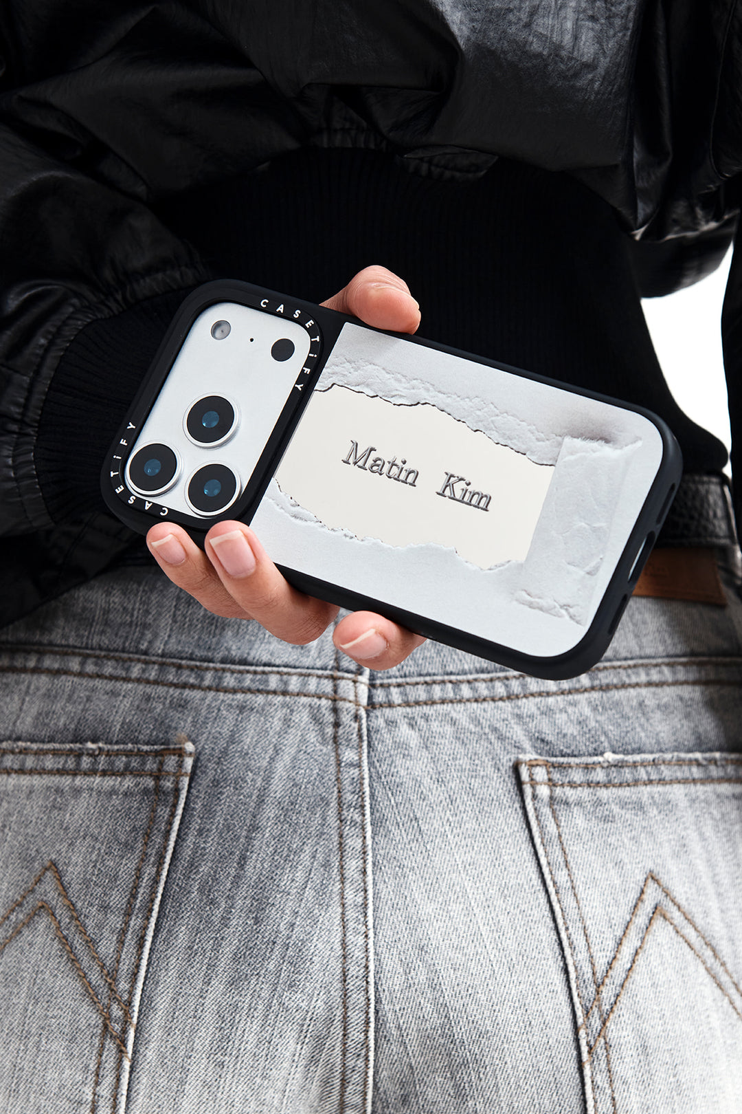 Matin Kim x Casetify Paper Case — Silver