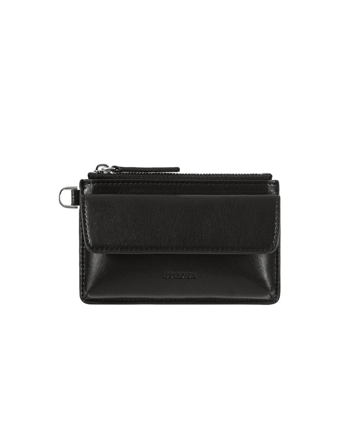 Stand Oil Chubby Zipper Wallet — Black