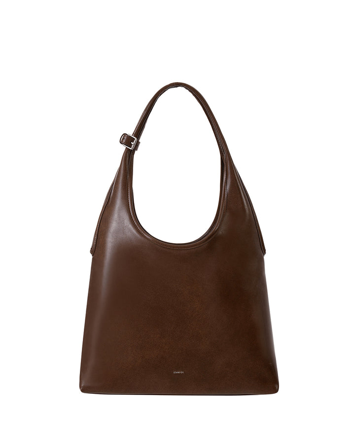 Stand Oil Ringo Bag — Reversible Canvas Crossbody — Canvas Brown