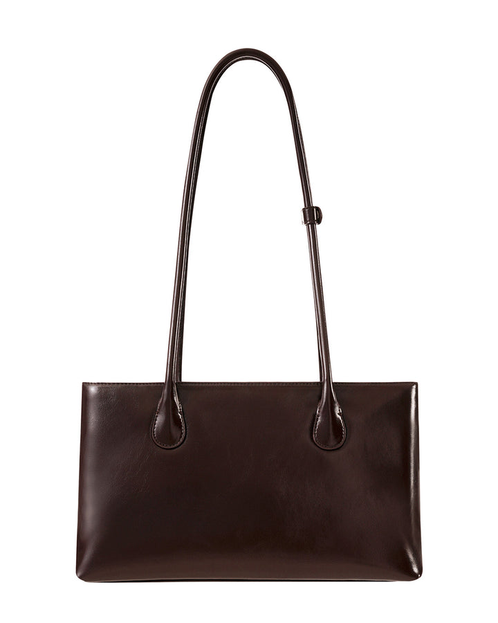 Stand Oil Square Low Bag — Maroon