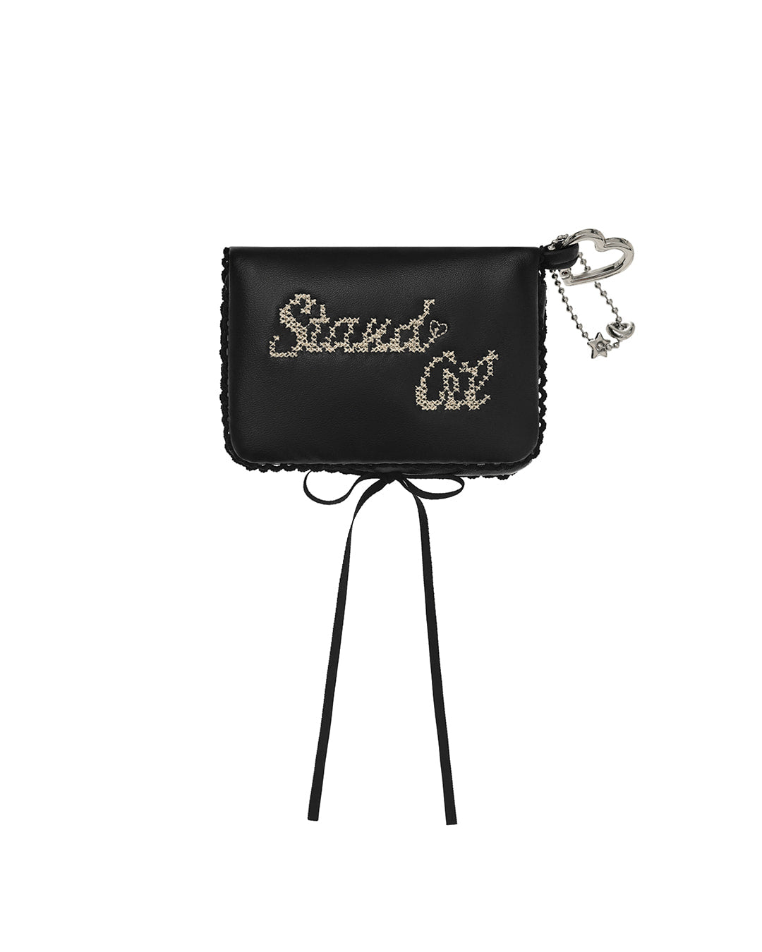 Stand Oil Memory Fluffy Keyring — Black