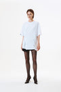 KIMMATIN Hook and Eye Point Two Way Top — White