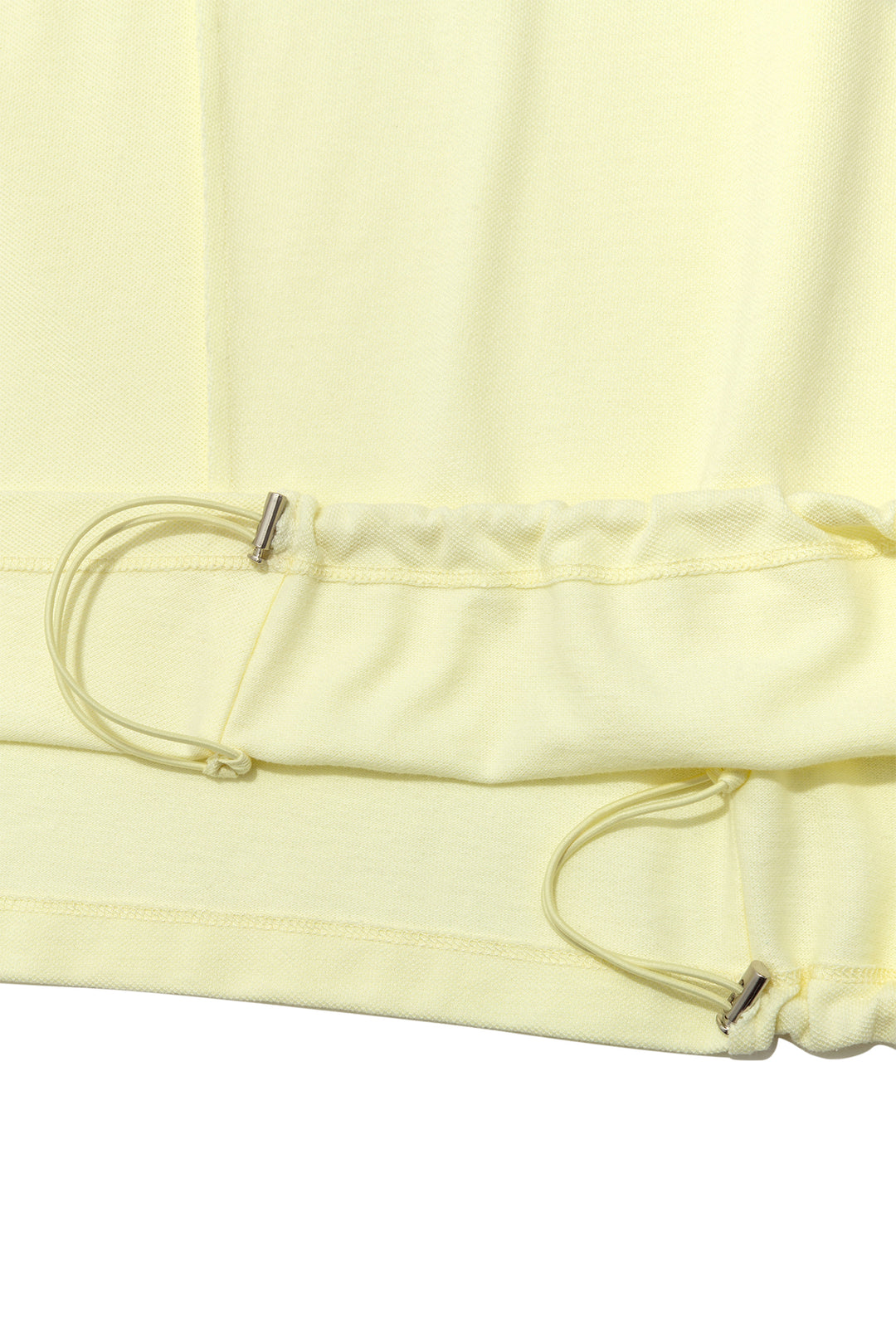Matin Kim Two Way String Point Pique Top — Yellow