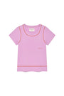 Matin Kim Stitch Point Small Logo Top — Pink
