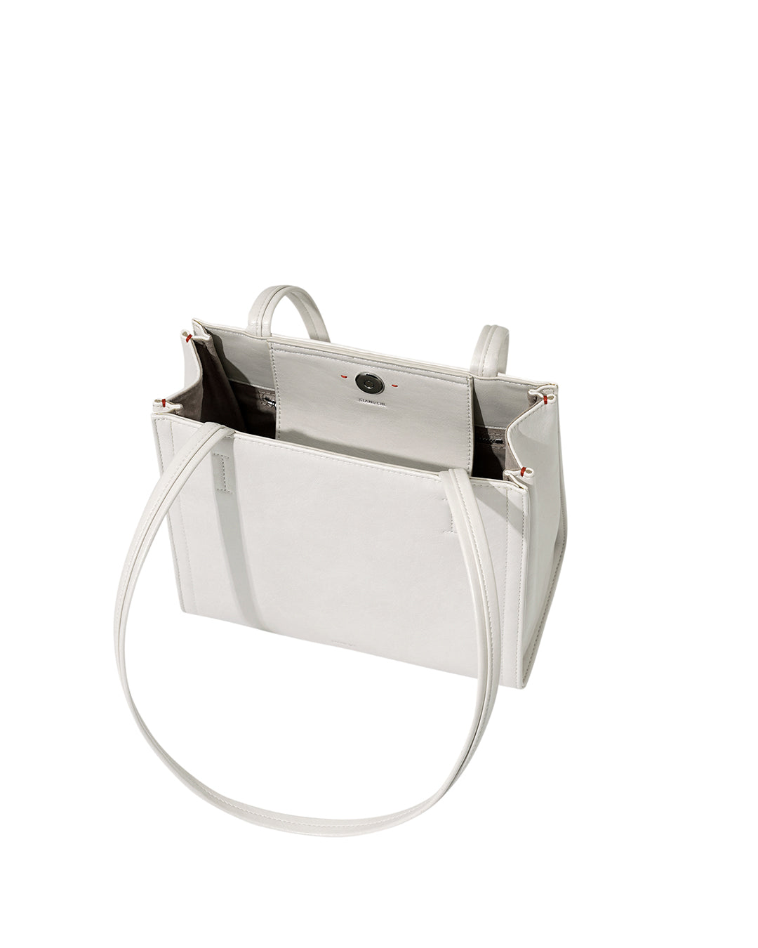 Stand Oil Oblong Mini Bag — Cream