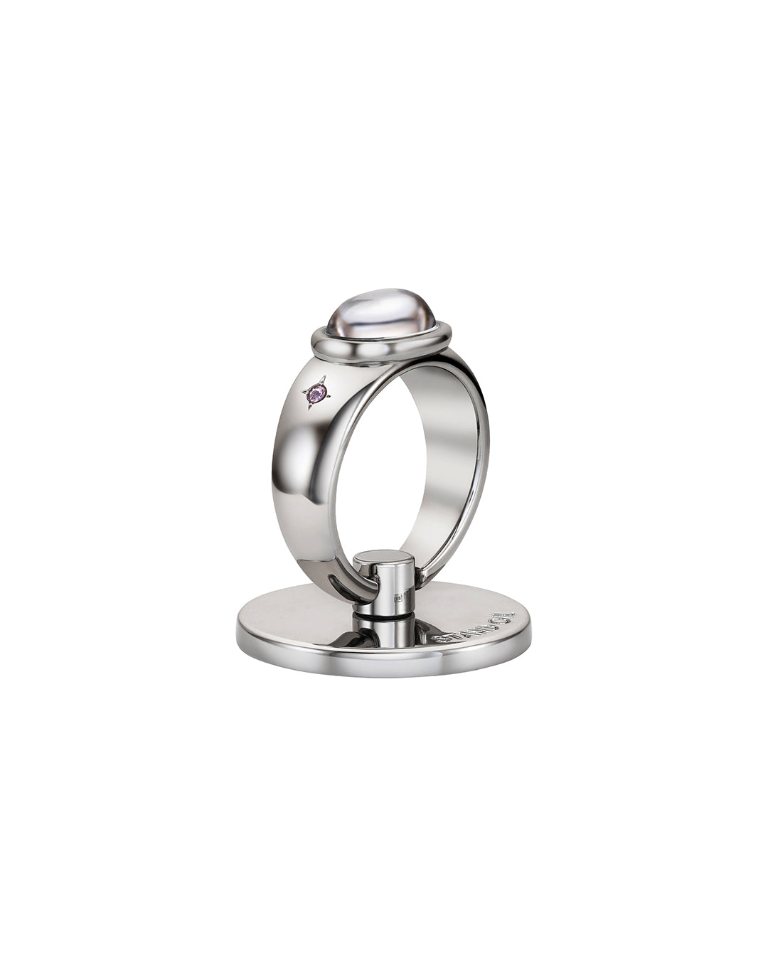 Stand Oil Bonbon Gripring — Candy-Inspired Bag Charm — Silver