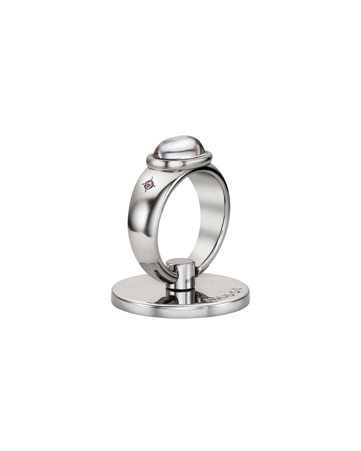 Stand Oil Bonbon Gripring — Candy-Inspired Bag Charm — Silver