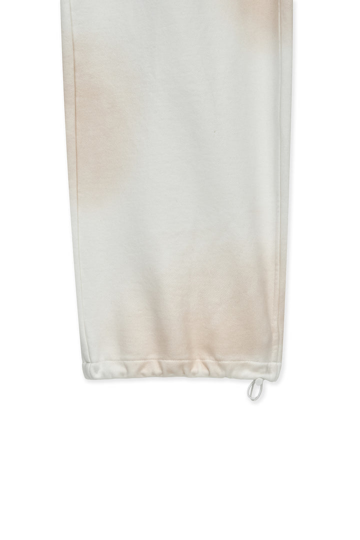 Matin Kim Vintage Washed Logo Sweatpants — Ivory
