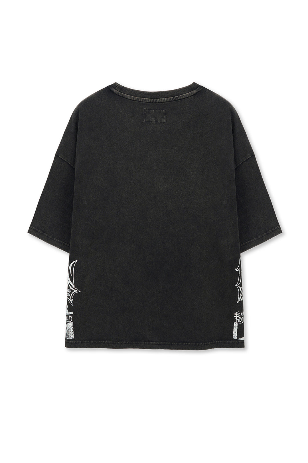 Matin Kim Vintage Graffiti Artwork Top — Black