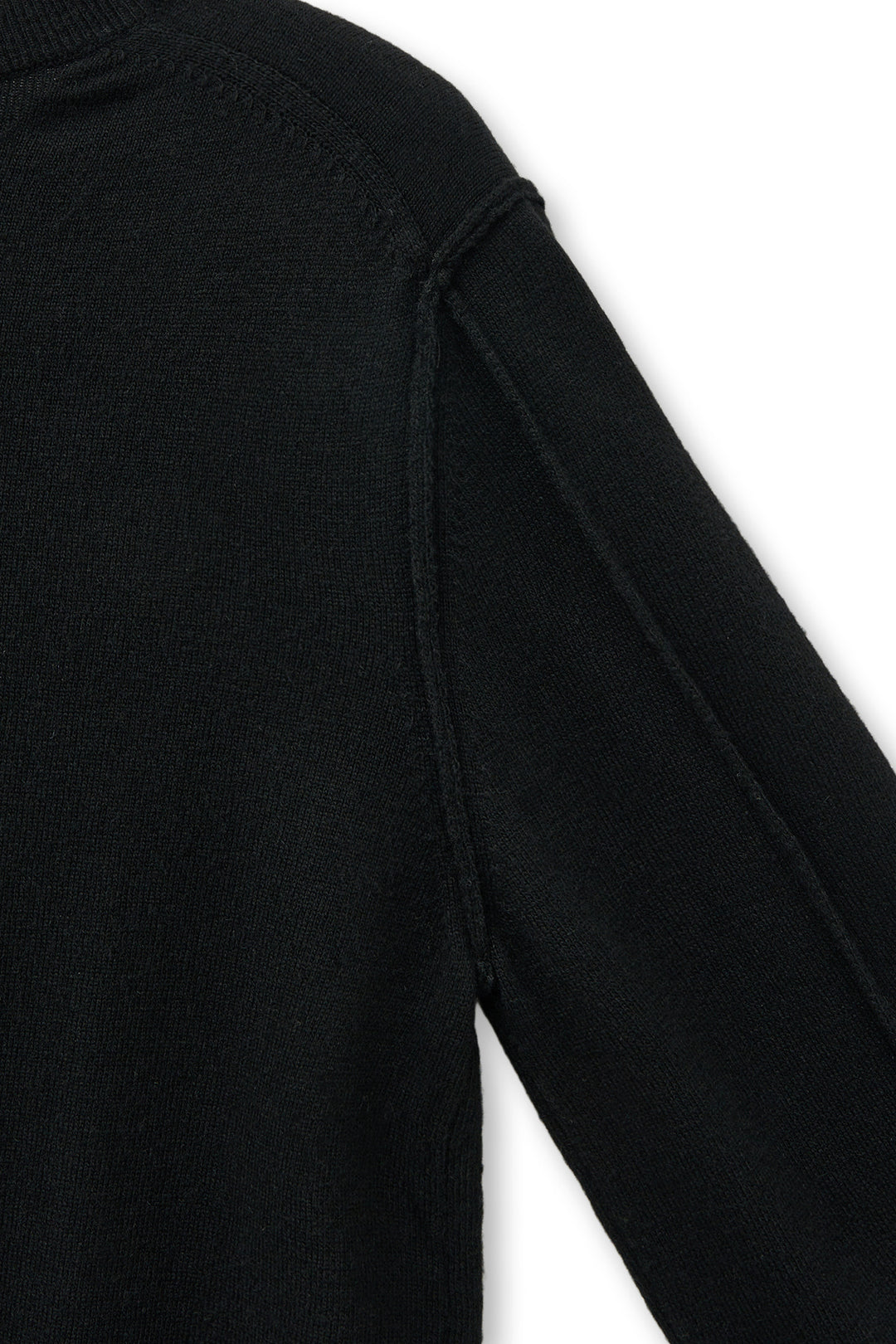 Matin Kim Cashmere Blended Round Knit — Black