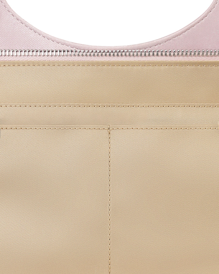 Stand Oil Lene Bag · Wrinkled Leather Crossbody — Pink