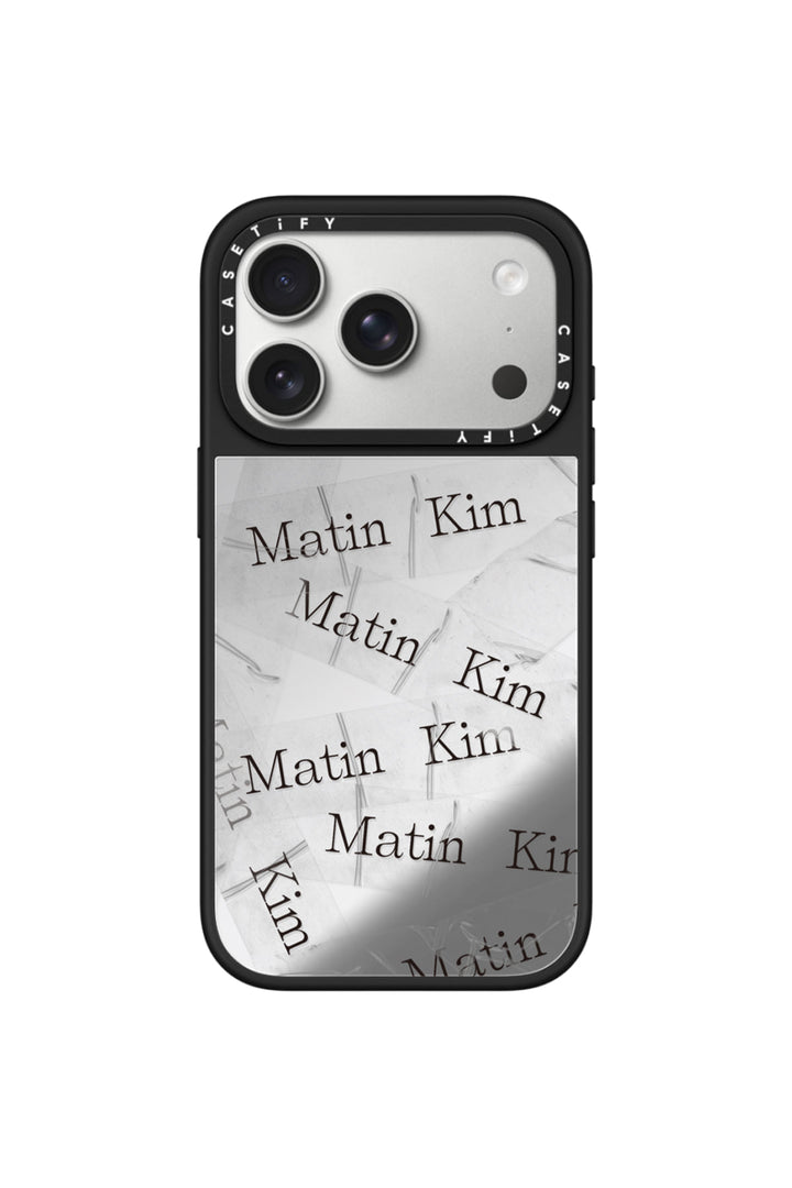 Matin Kim x Casetify Tape Case — Silver