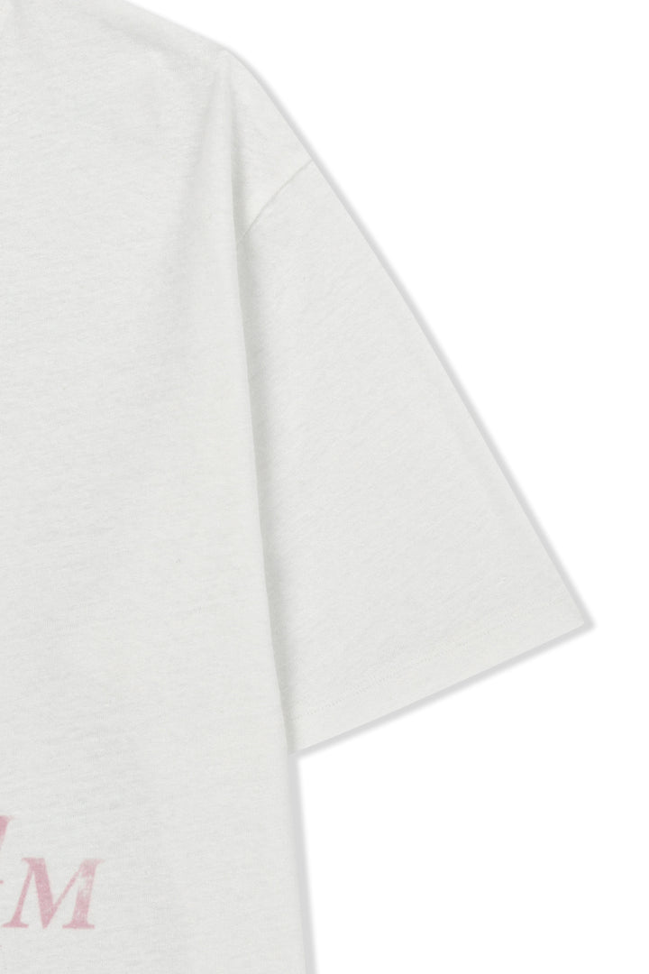 Matin Kim Portrait Graffiti Logo Top — White