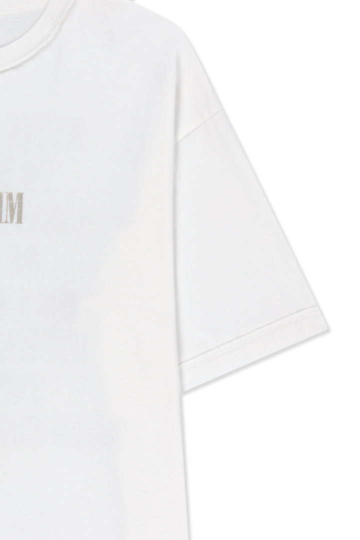 Matin Kim Vintage Lettering Graffiti Top — White