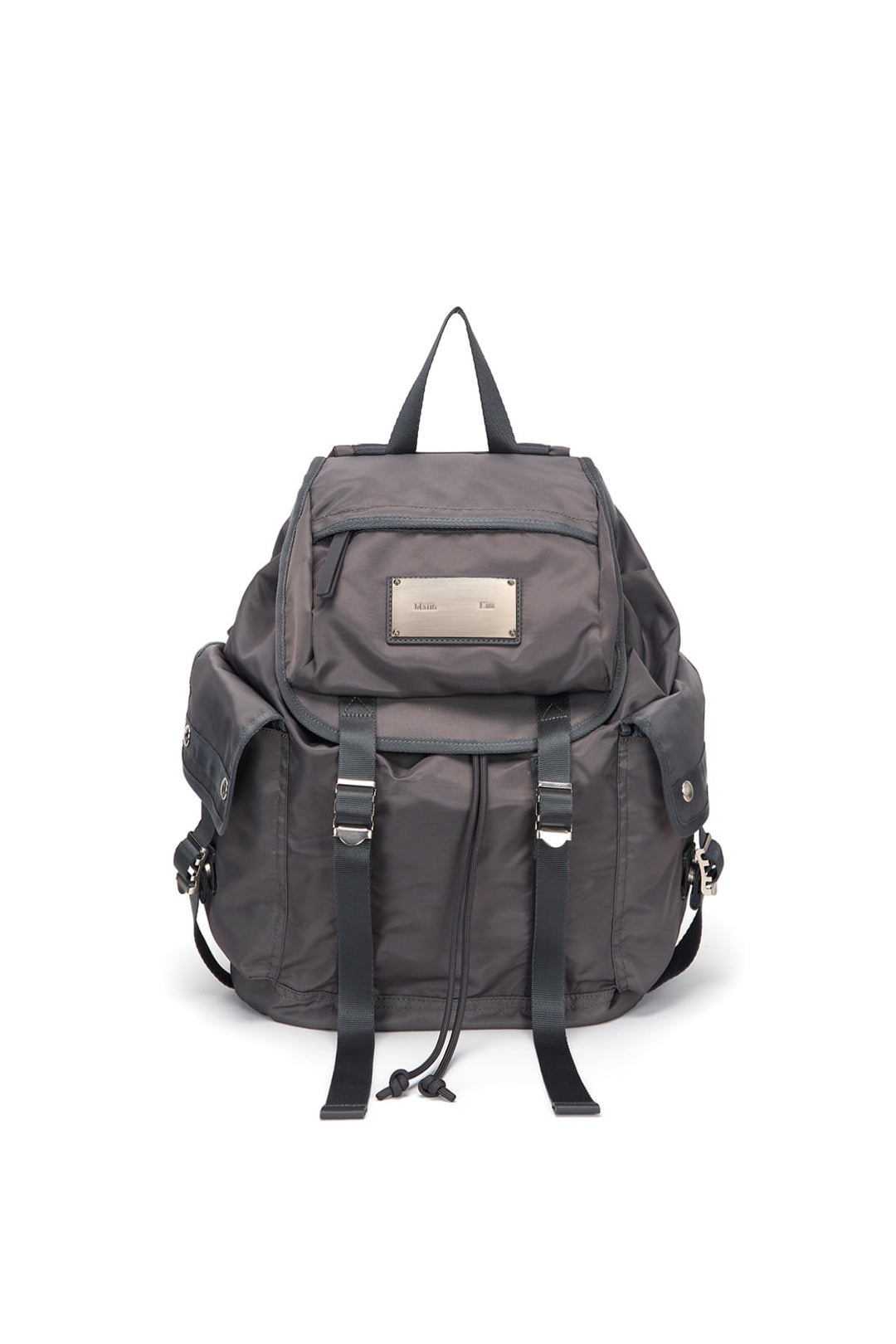 Matin Kim Pocket Utility Large Backpack — Charcoal