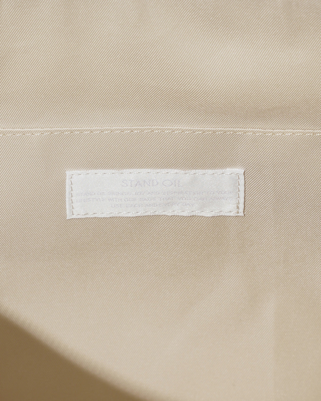 Stand Oil Ooze Bag — Slouchy Crossbody — Cream