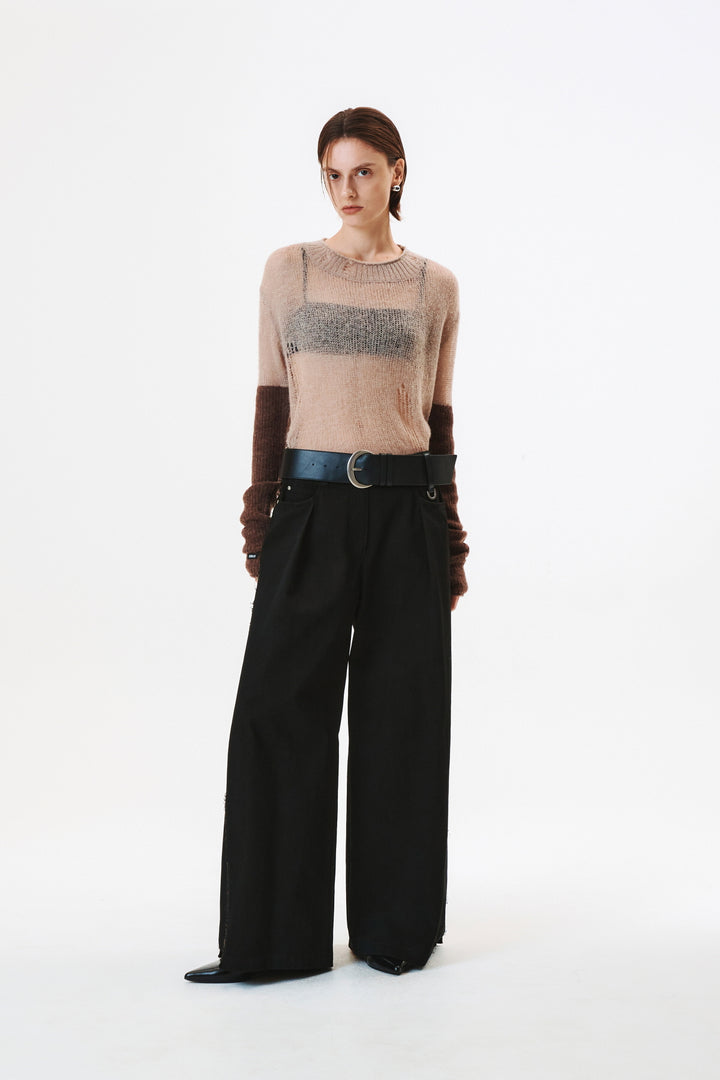 KIMMATIN Suede Fringe Jacket — Beige