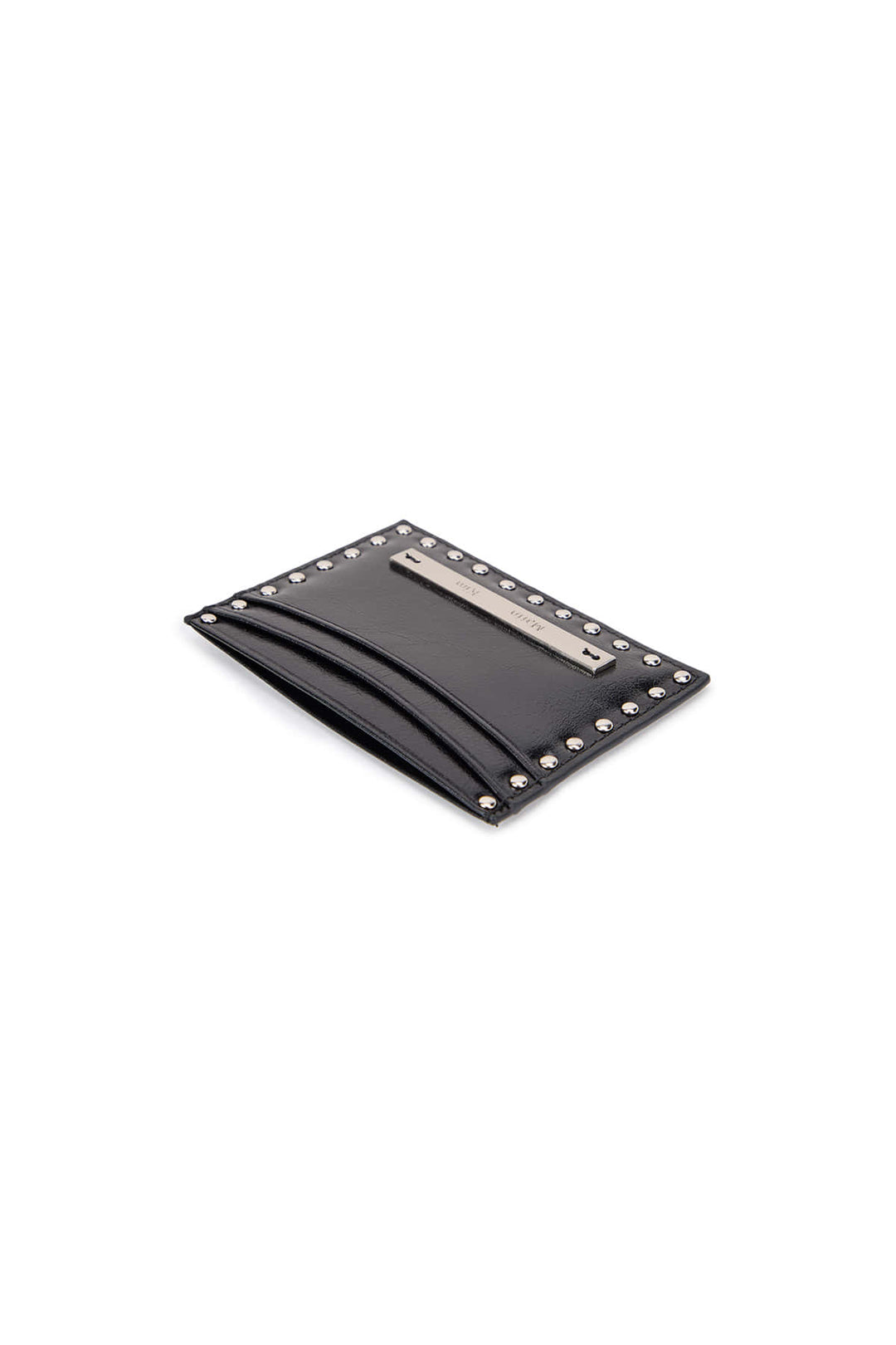 Matin Kim Western Stud Card Wallet — Black