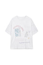 Matin Kim Graffiti Artwork Top — White