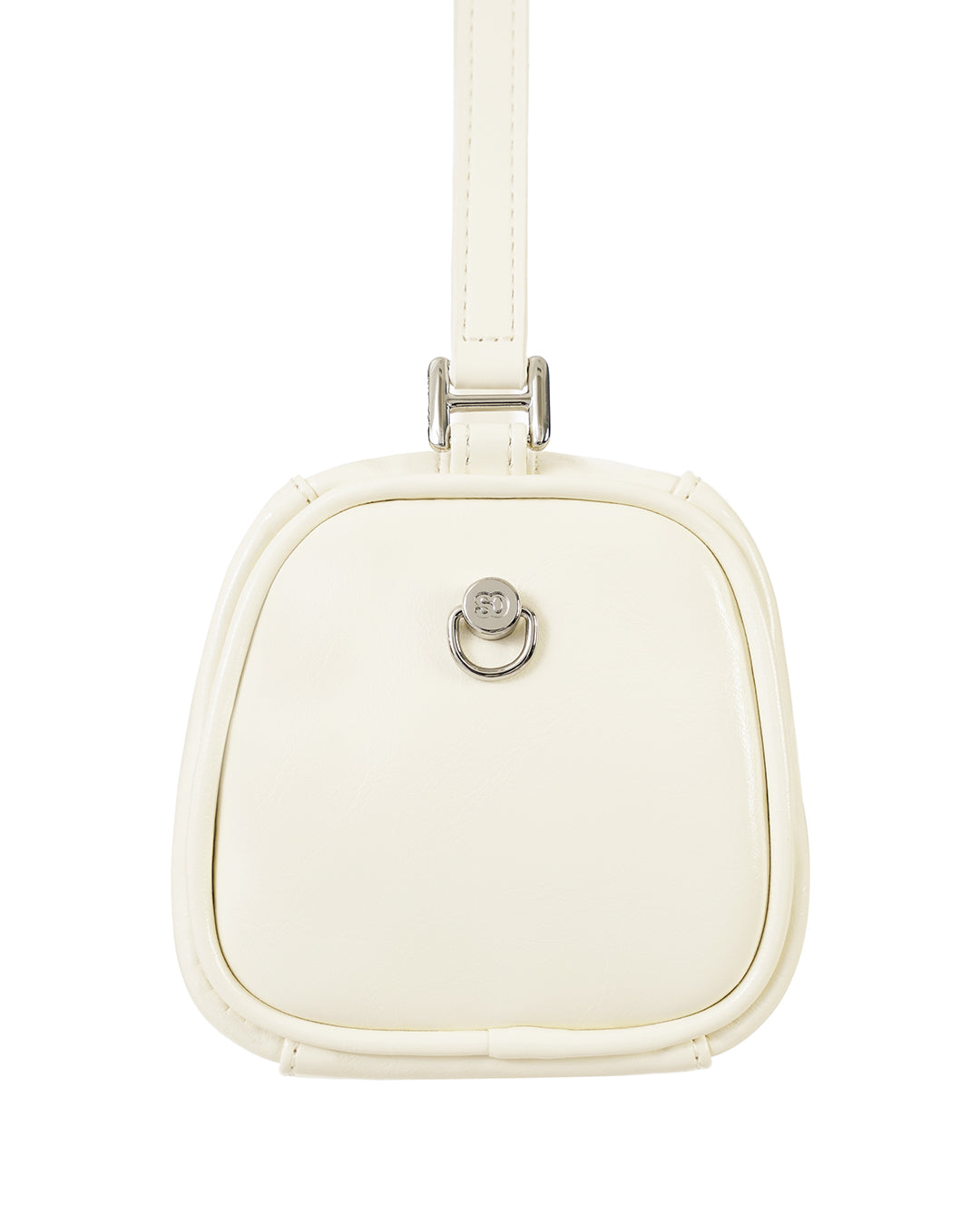 Stand Oil Chunky Bag — Glossy Wrinkled Leather — Cream