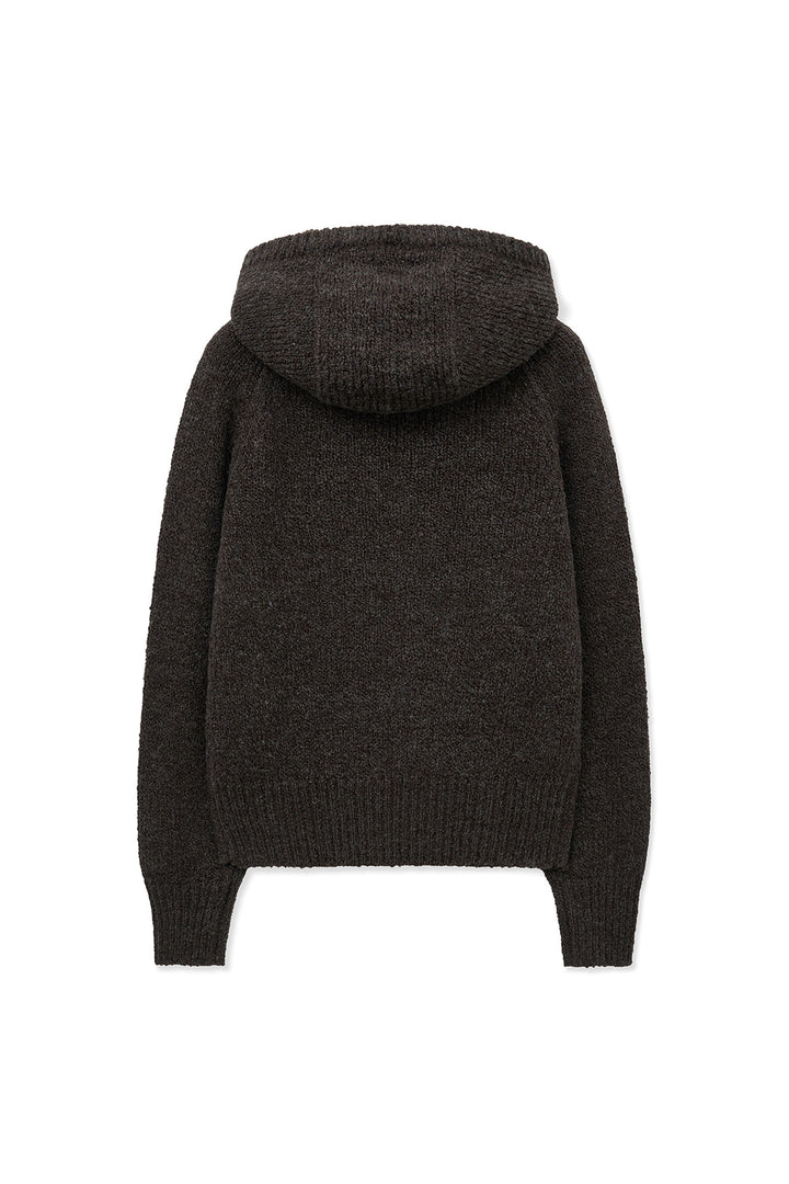 Matin Kim Muffler Point Hoody Pullover — Brown