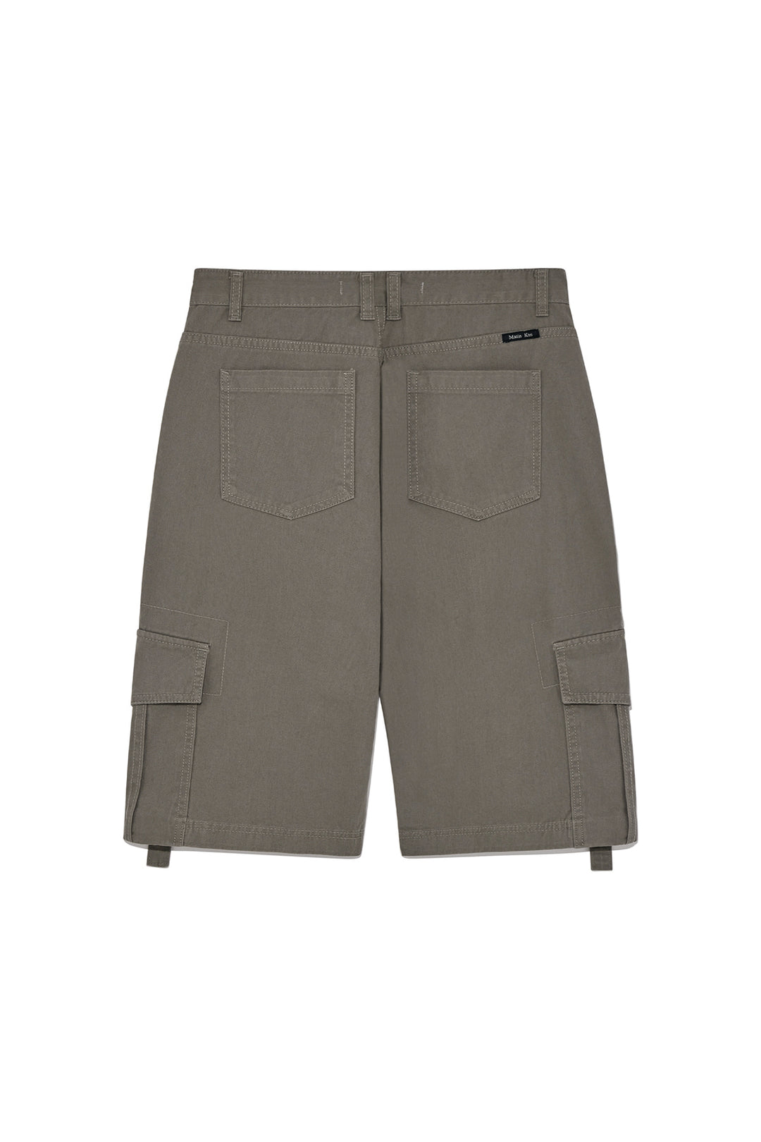 Matin Kim Semi Slimfit Bermuda Pants — Khaki