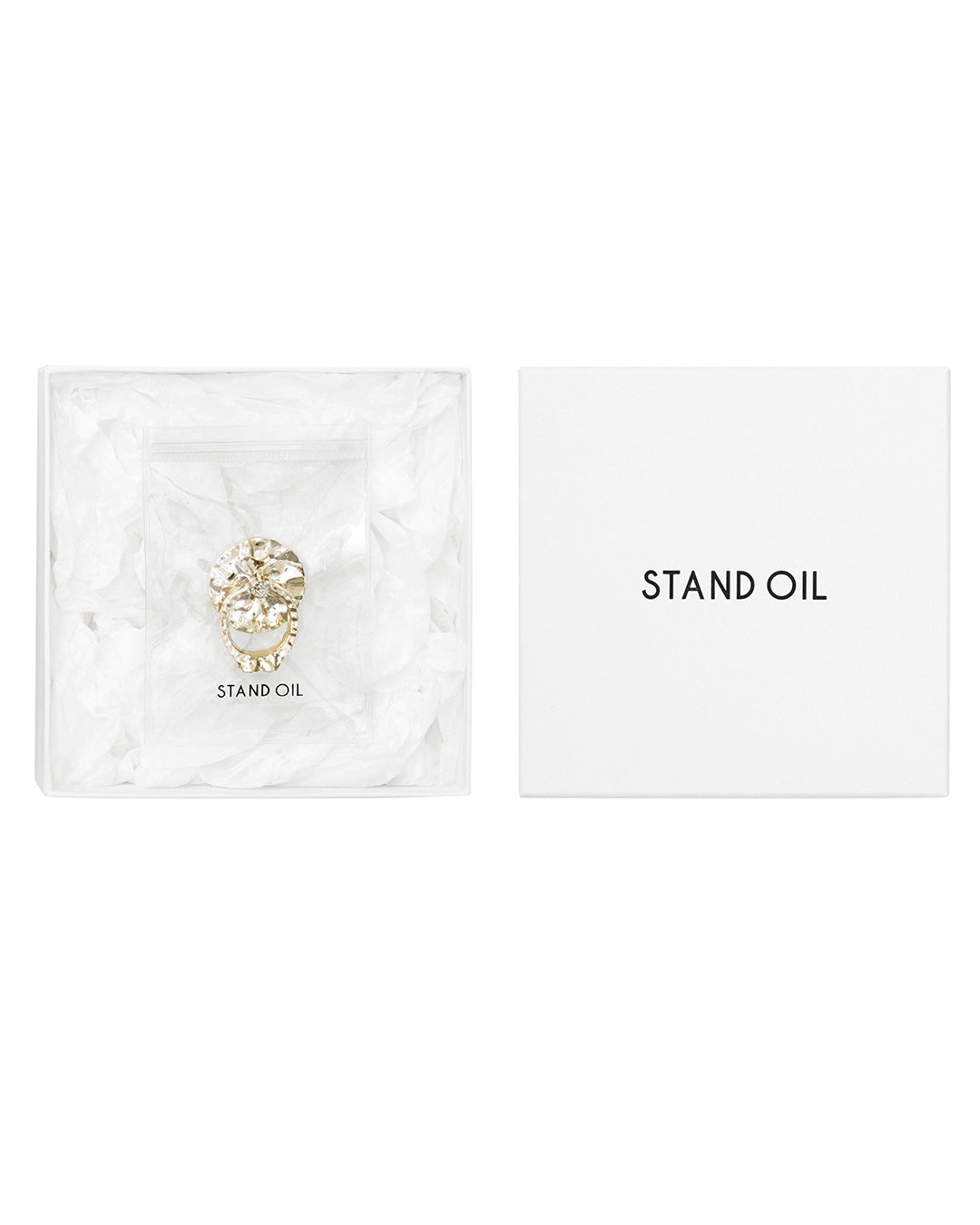 Stand Oil Heart Melting Gripring Gold — Gold