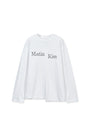 Matin Kim Asymmetric Logo Top — White