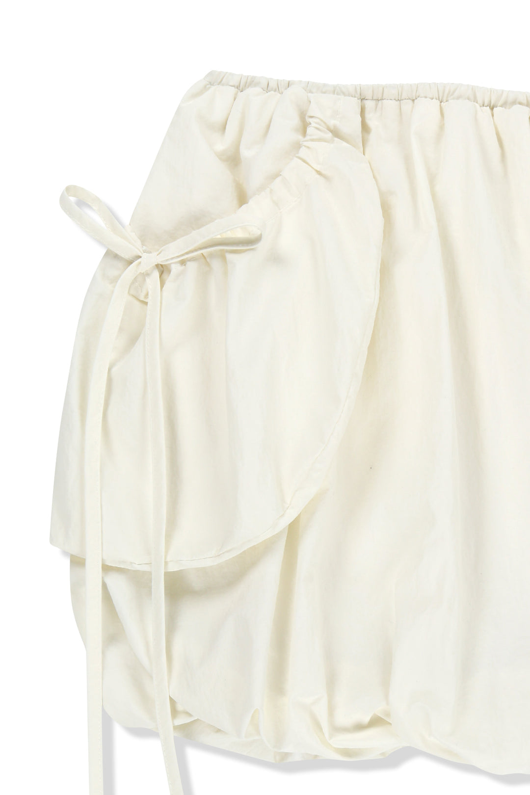 Matin Kim Strap Detail Balloon Skirt — Ivory