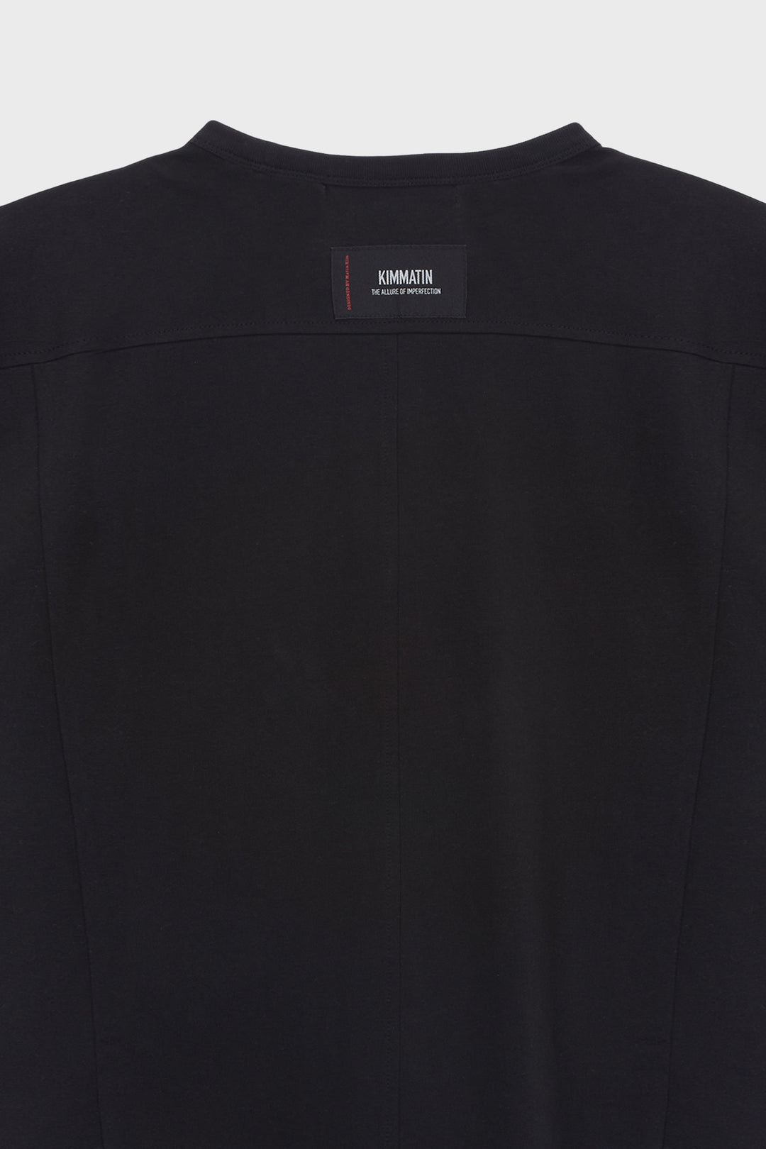 KIMMATIN Shoulder Hole Half Sleeve Top — Black