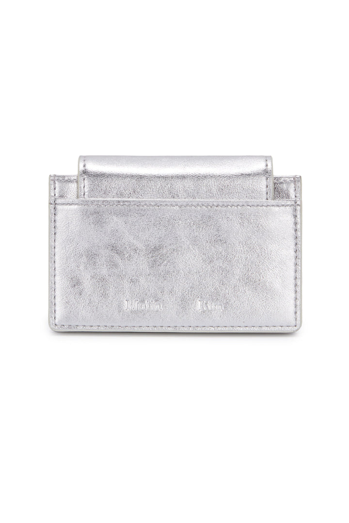 Matin Kim Accordion Wallet — Brass Hardware — Silver
