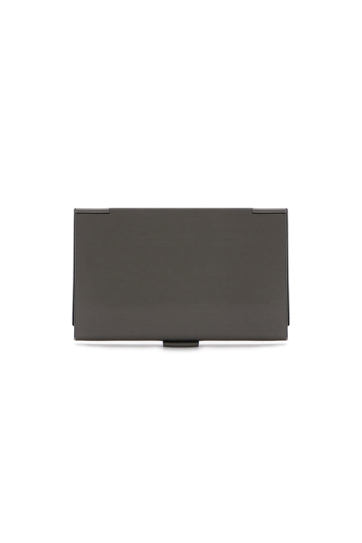 Matin Kim Signature Metal Business Card Case — Black