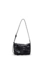 Matin Kim Front Shirring Ribbon Mini Bag — Black