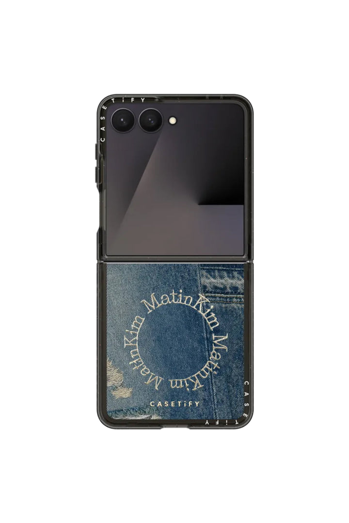 Matin Kim x Casetify Denim Circle iPhone Case — Blue