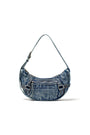 Matin Kim Washed Denim Mini Hobo Bag — Blue