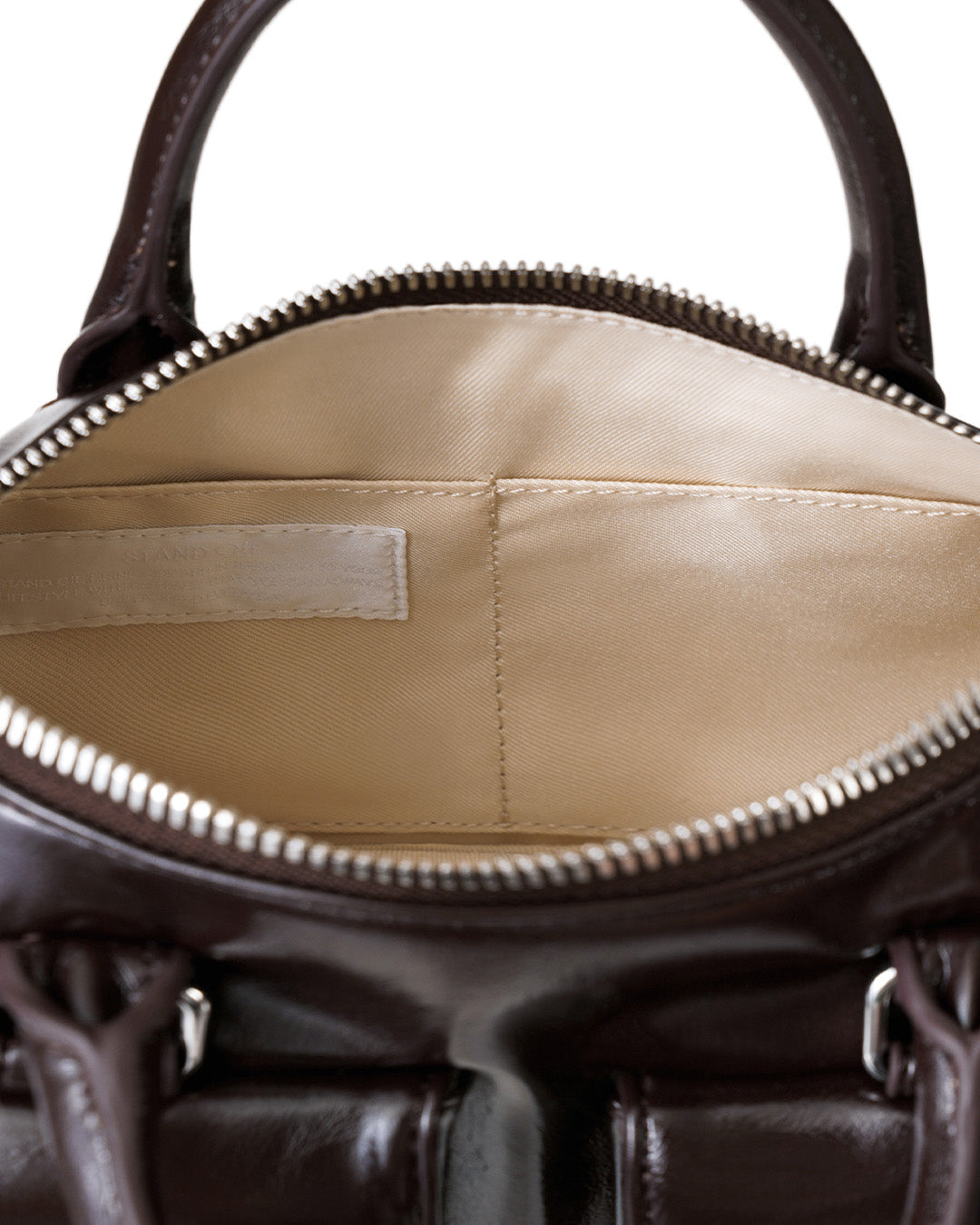 Stand Oil Chubby Half Bag — Maroon