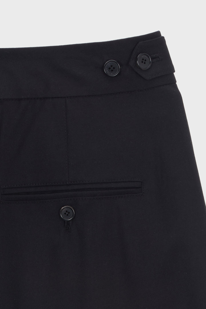 KIMMATIN Cargo Detail Bermuda Shorts — Black