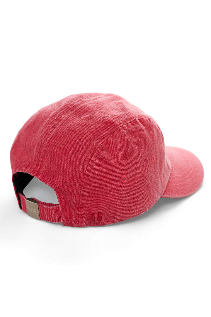 Matin Kim Washed Camp Cap — Red