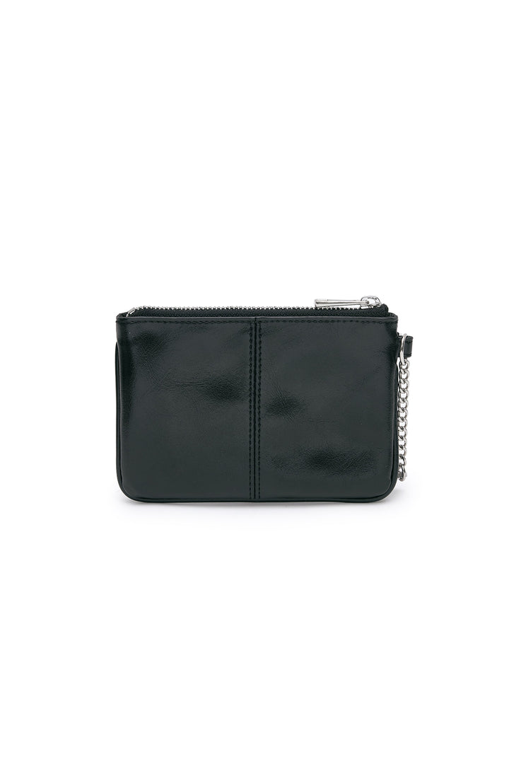 Matin Kim Rivet Point Mini Coin Wallet — Black