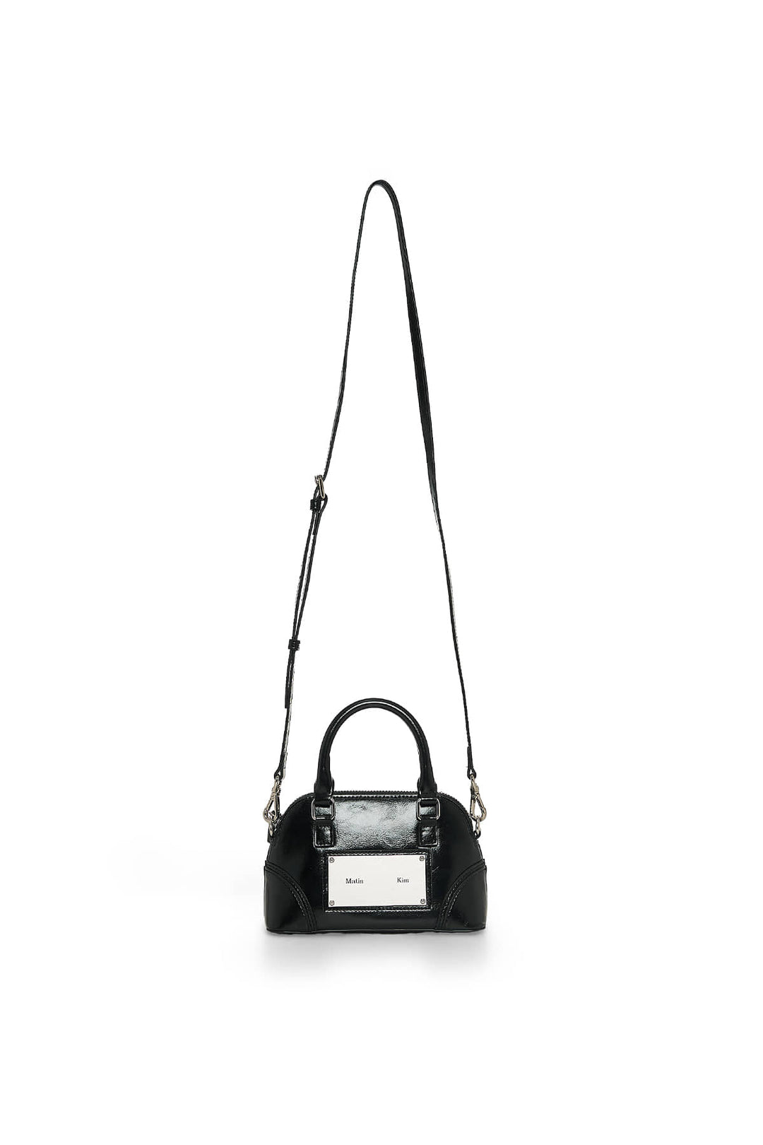 Matin Kim Curve Zip Mini Bag — Black