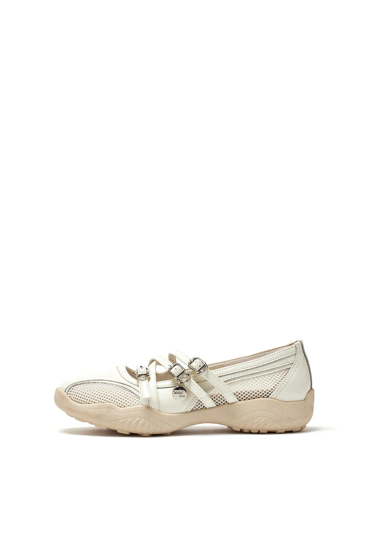 Matin Kim Mesh Mary Jane Sneaker — Ivory