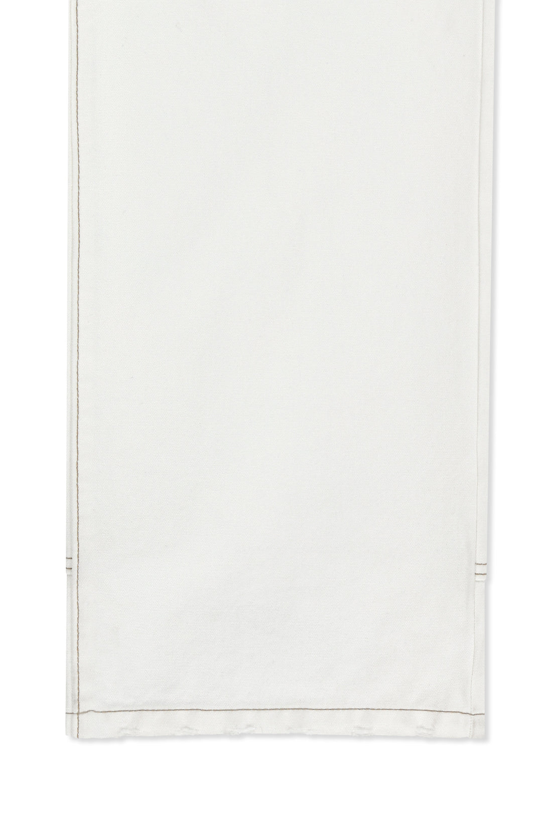 Matin Kim Destroyed Color Dyeing Denim — White