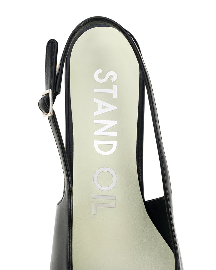 Stand Oil Rosie Slingbacks — Black