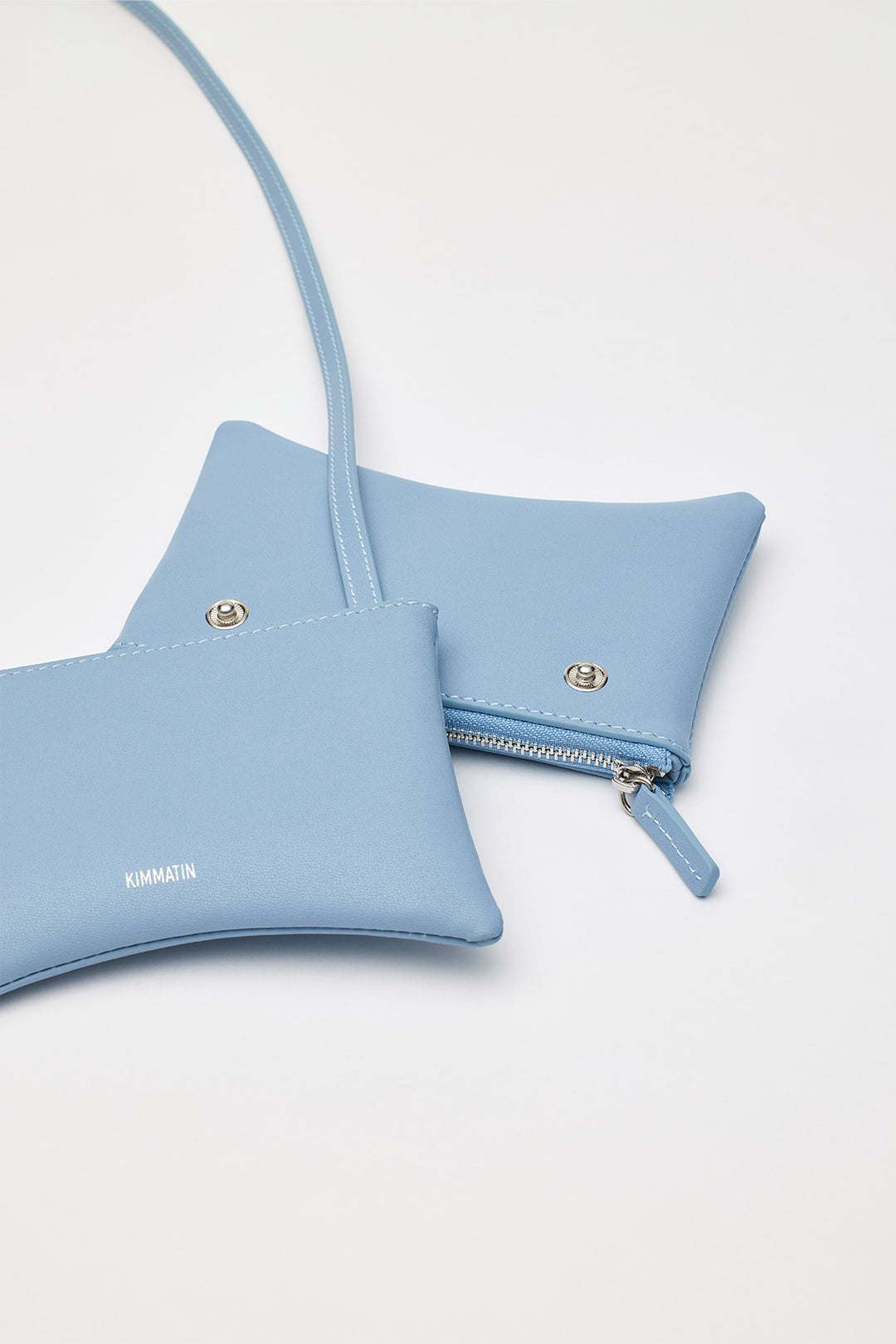 KIMMATIN Arch Shape Mini Wallet Bag — Blue